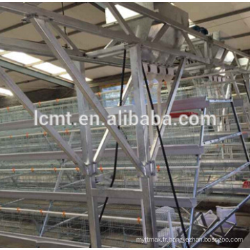 cages en acier galvanisé à chaud pour poulet poulette